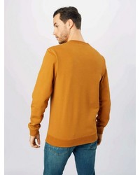 rotbraunes bedrucktes Sweatshirt von Scotch & Soda