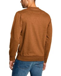 rotbraunes Fleece-Sweatshirt von Eddie Bauer