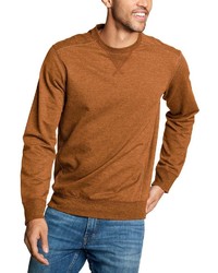 rotbraunes Fleece-Sweatshirt von Eddie Bauer