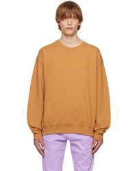 rotbraunes Fleece-Sweatshirt von Versace