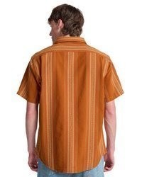 rotbraunes Kurzarmhemd von Billabong