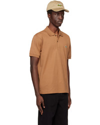 rotbraunes Polohemd von Lacoste