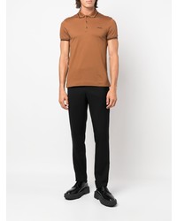 rotbraunes Polohemd von Z Zegna