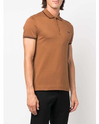 rotbraunes Polohemd von Z Zegna