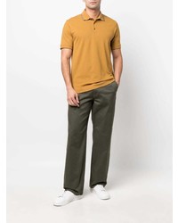 rotbraunes Polohemd von Z Zegna