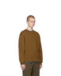 rotbraunes Sweatshirt von Acne Studios