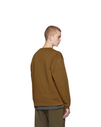 rotbraunes Sweatshirt von Acne Studios