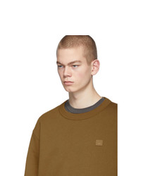 rotbraunes Sweatshirt von Acne Studios