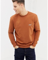 rotbraunes Sweatshirt von New Look