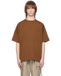 rotbraunes T-Shirt mit einem Rundhalsausschnitt von F/CE