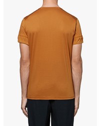rotbraunes T-Shirt mit einem Rundhalsausschnitt von Mackintosh 0003