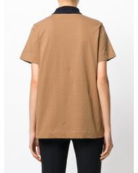 rotbraunes T-shirt von Marni