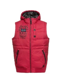 rote ärmellose Jacke von Camp David