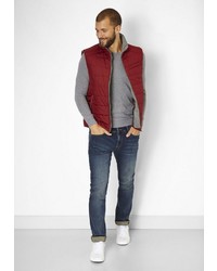 rote ärmellose Jacke von S4 JACKETS