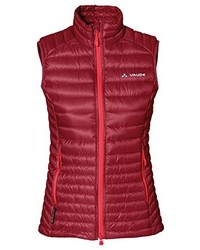 rote ärmellose Jacke von Vaude