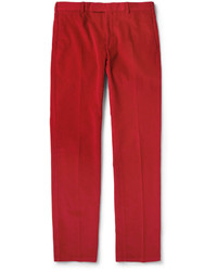 rote Anzughose aus Cord von Polo Ralph Lauren