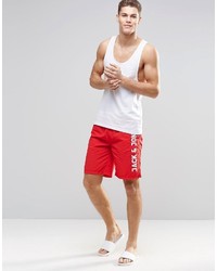 rote Badeshorts von Jack and Jones