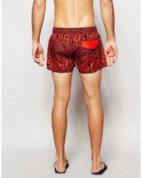 rote Badeshorts von Diesel