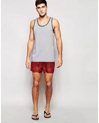 rote Badeshorts von Diesel