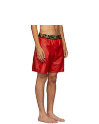 rote Badeshorts von Versace Underwear