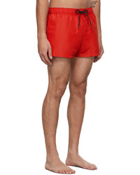 rote Badeshorts von Versace Underwear