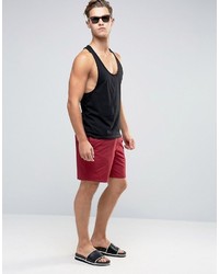 rote Badeshorts von Asos