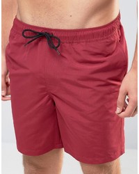 rote Badeshorts von Asos