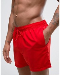 rote Badeshorts von Asos