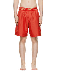 rote Badeshorts von Versace Underwear