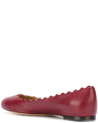 rote Ballerinas von Chloé