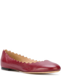 rote Ballerinas von Chloé