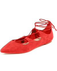 rote Ballerinas von Loeffler Randall