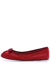 rote Ballerinas von Salvatore Ferragamo