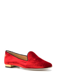 rote Ballerinas von Charlotte Olympia