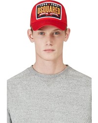 rote Baseballkappe von DSquared