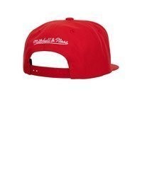 rote Baseballkappe von Mitchell & Ness