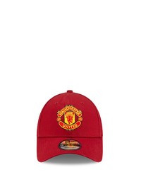 rote Baseballkappe von New Era