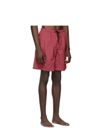 rote bedruckte Badeshorts von Solid and Striped