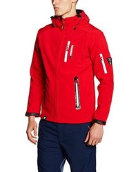 rote bedruckte Jacke von Geographical Norway