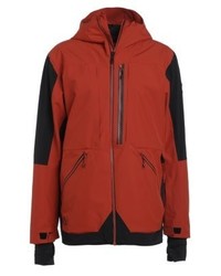 rote bedruckte Jacke von Quiksilver