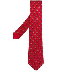 rote bedruckte Krawatte