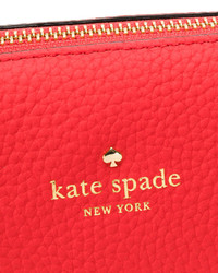 rote bedruckte Ledertaschen von Kate Spade