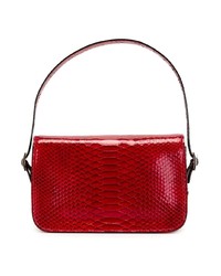 rote bedruckte Satchel-Tasche aus Leder von Marc Jacobs