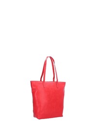 rote bedruckte Shopper Tasche aus Leder von Desigual