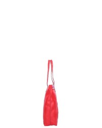 rote bedruckte Shopper Tasche aus Leder von Desigual