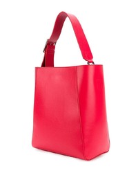 rote bedruckte Shopper Tasche aus Leder von Calvin Klein 205W39nyc