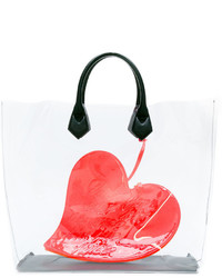 rote bedruckte Shopper Tasche von Vivienne Westwood