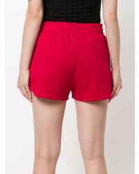 rote bedruckte Shorts von MSGM