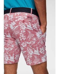 rote bedruckte Shorts von Izod