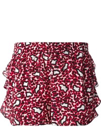 rote bedruckte Shorts von Stella McCartney